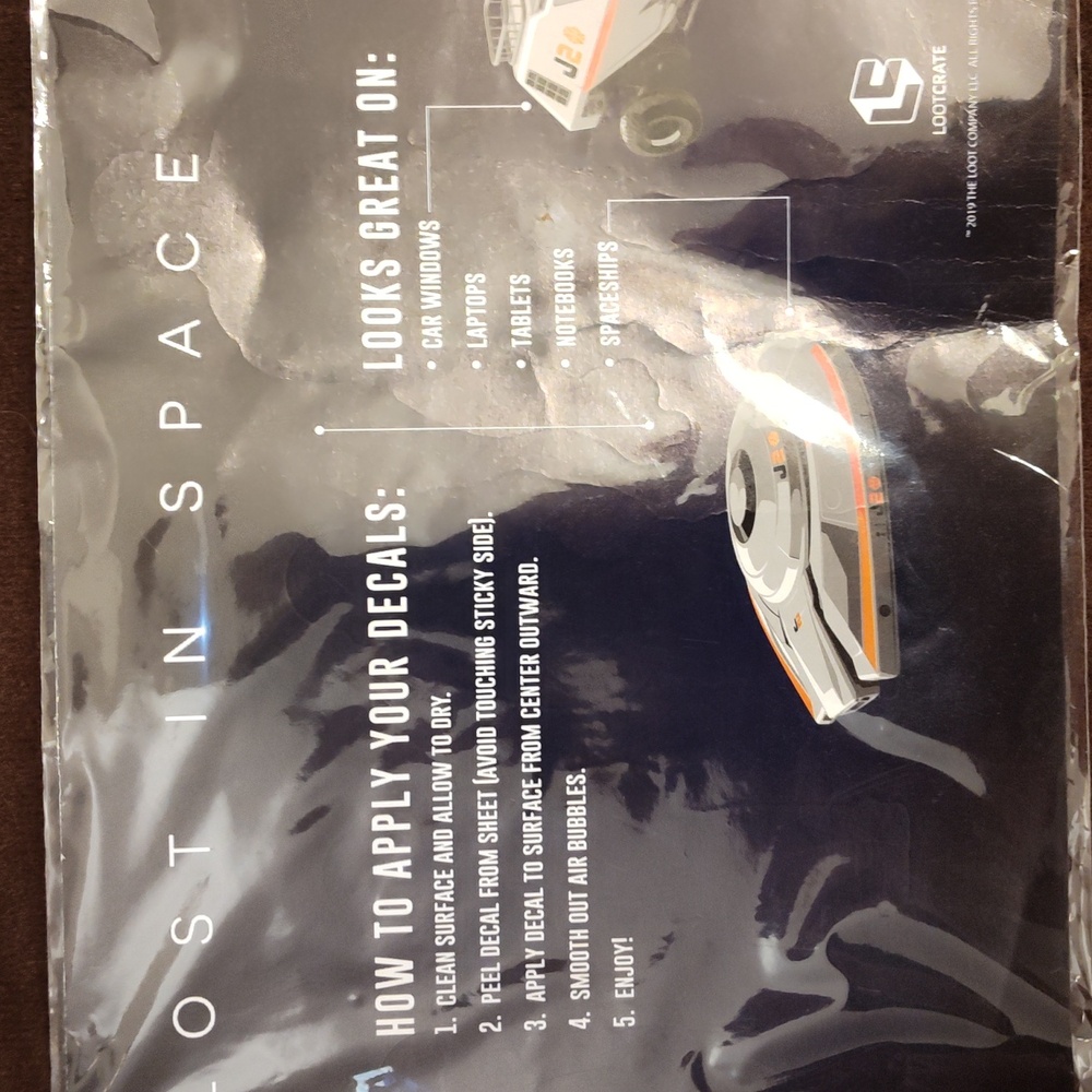 NWOT Netflix's Lost In Space Robinson Family Car Decal Set - Picture 3 of 3